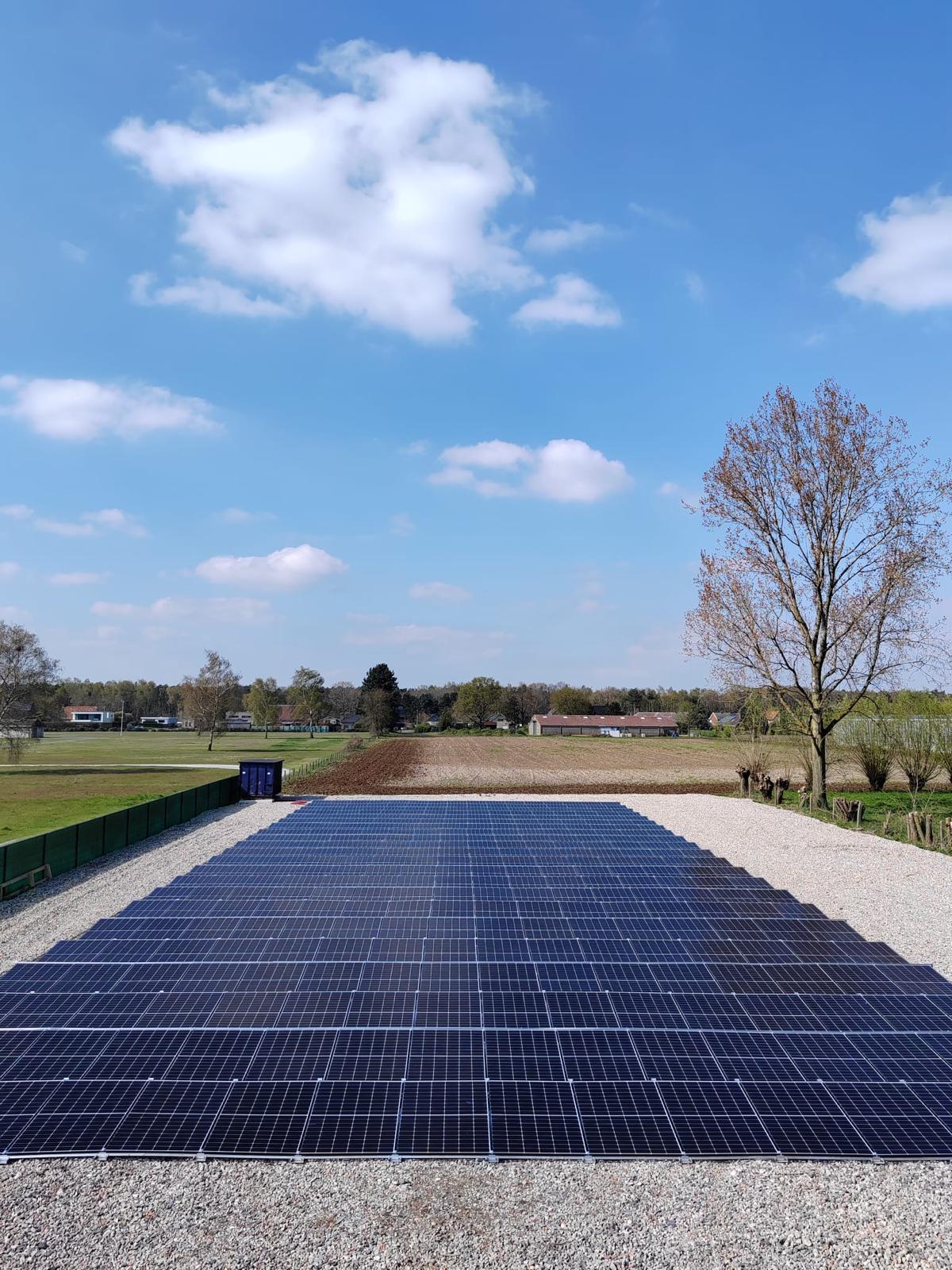 Zonnepanelen grondmontage overzicht